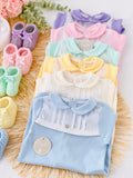 Babygrow algodão gola Peter Pan