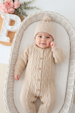 Conjunto 3 peças: macacão, gorro e carapins 3M