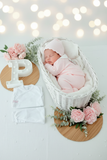 Pack rosa recém nascido 5 peças
