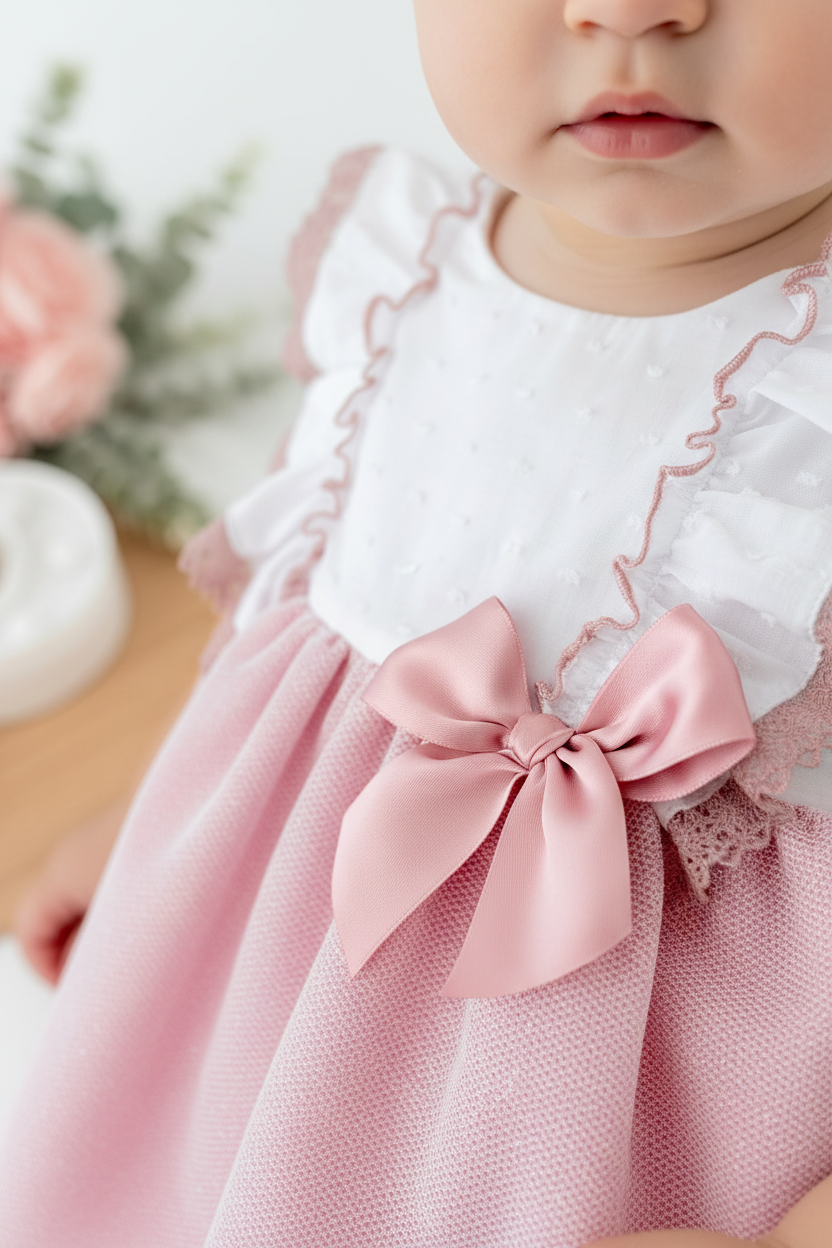 Vestido Madalena: vestido e tapa fraldas