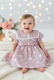 Vestido e tapa fraldas coelhinhos