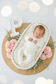 Babygrow bolinha em algodão