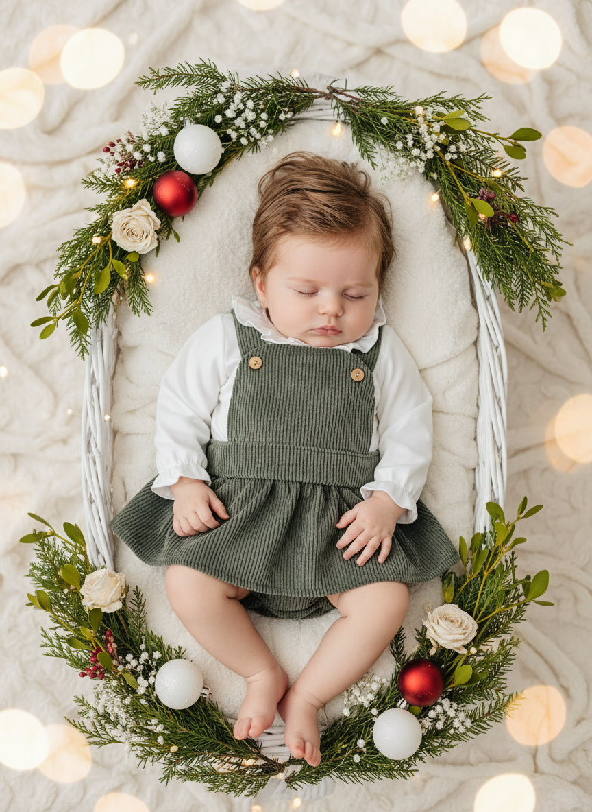 Conjunto verde: fofo e blusa