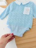 Conjunto azul : camisola e tapa fraldas 1/3M