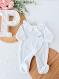 Babygrow Carinho pintinhas VELUDO golinha grande