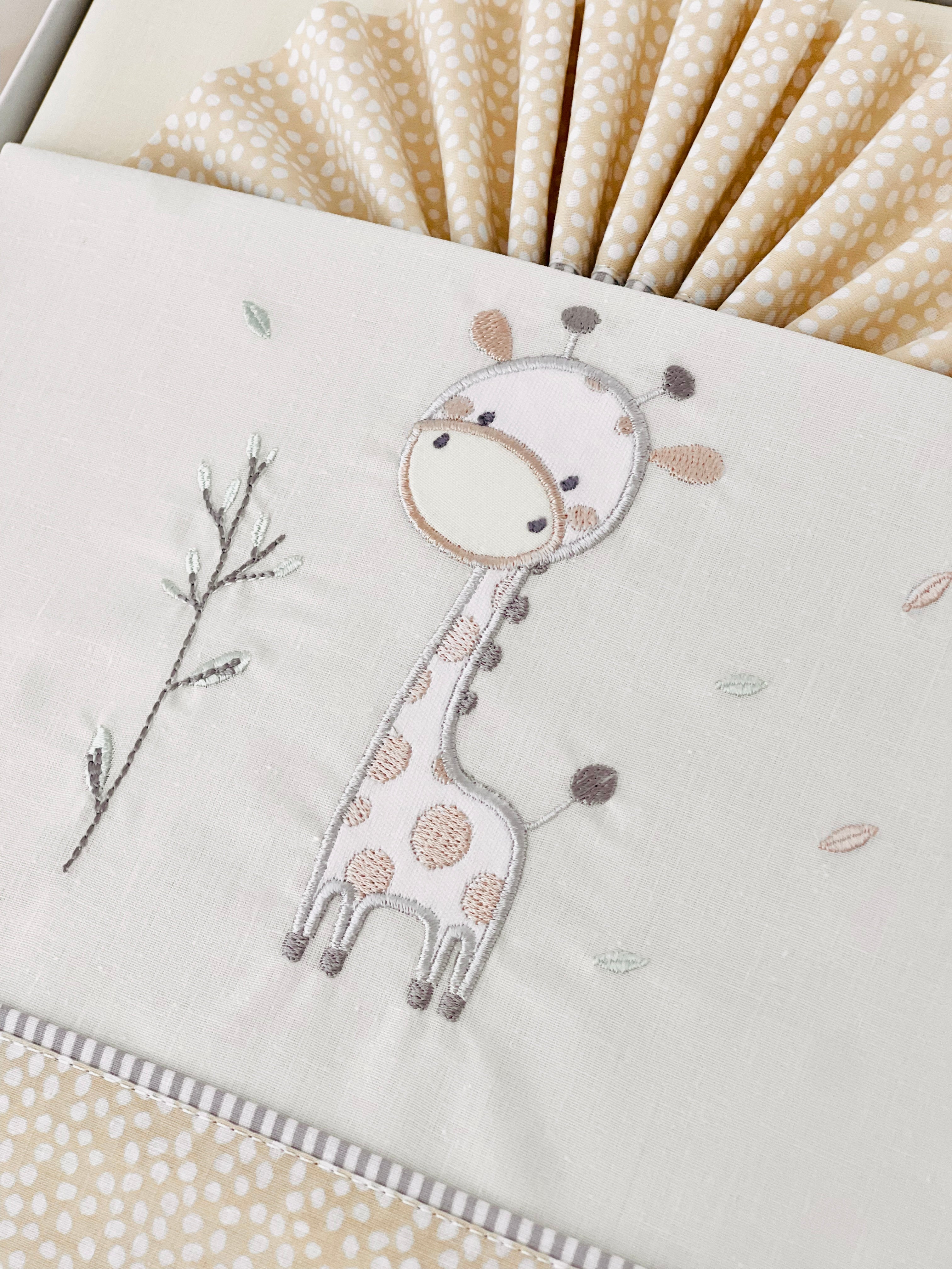 Lençóis algodão berços “next 2 me” Girafas