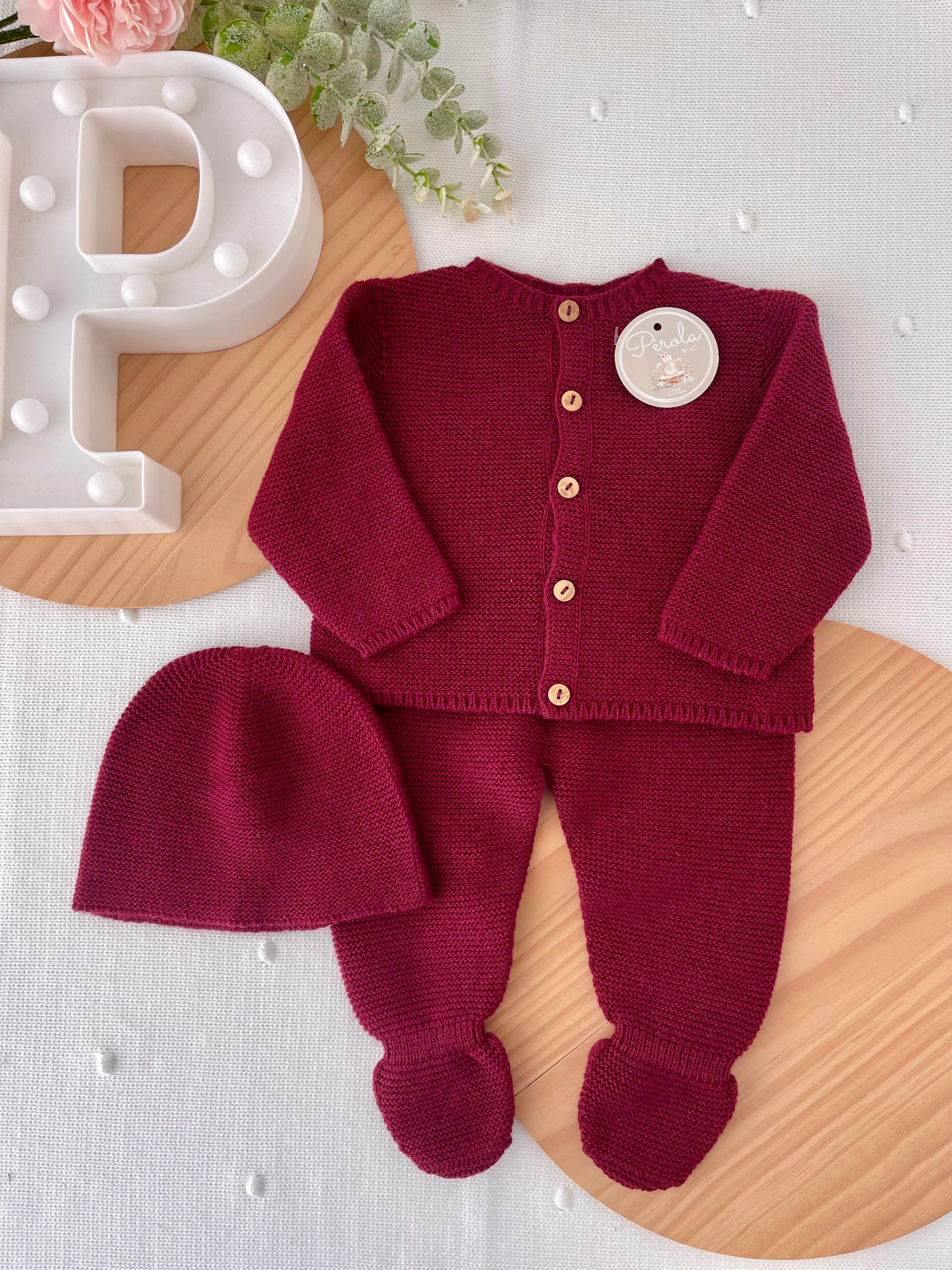 Conjunto em lã e cachemira