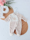 Babygrow caracol veludo