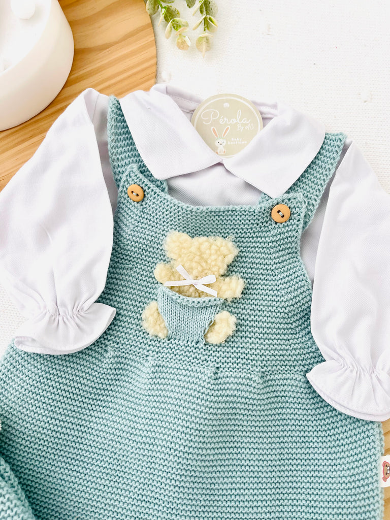 Saída de maternidade ursinho com camisa