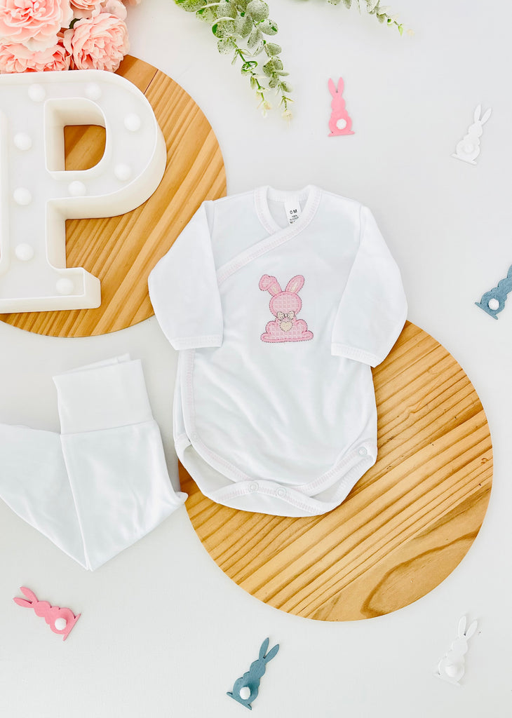 Conjunto interiores tema Bunny: Body e calças