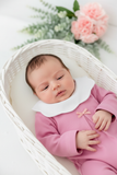 Babygrow gola flor em algodão