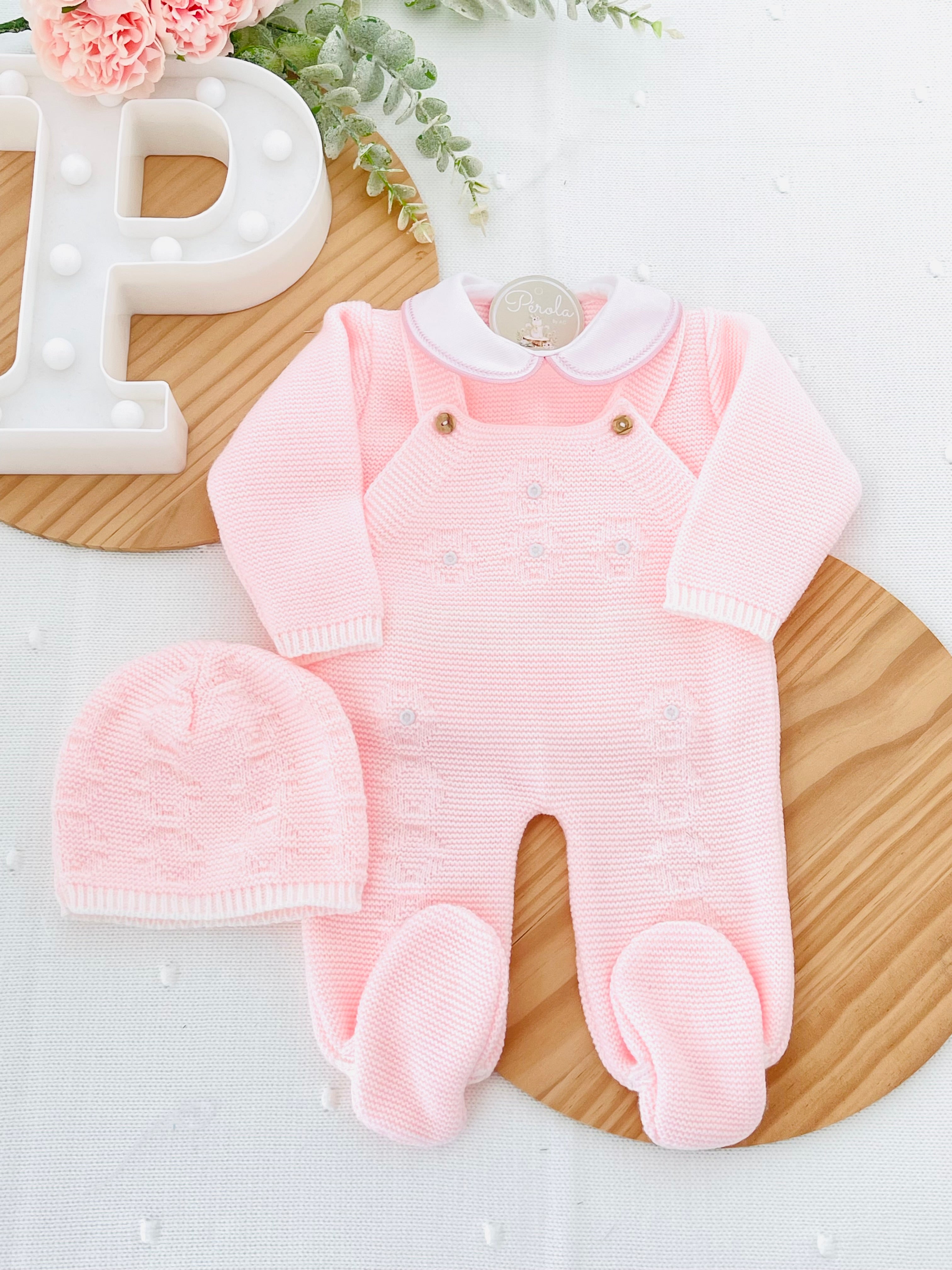 Saída de maternidade rosa