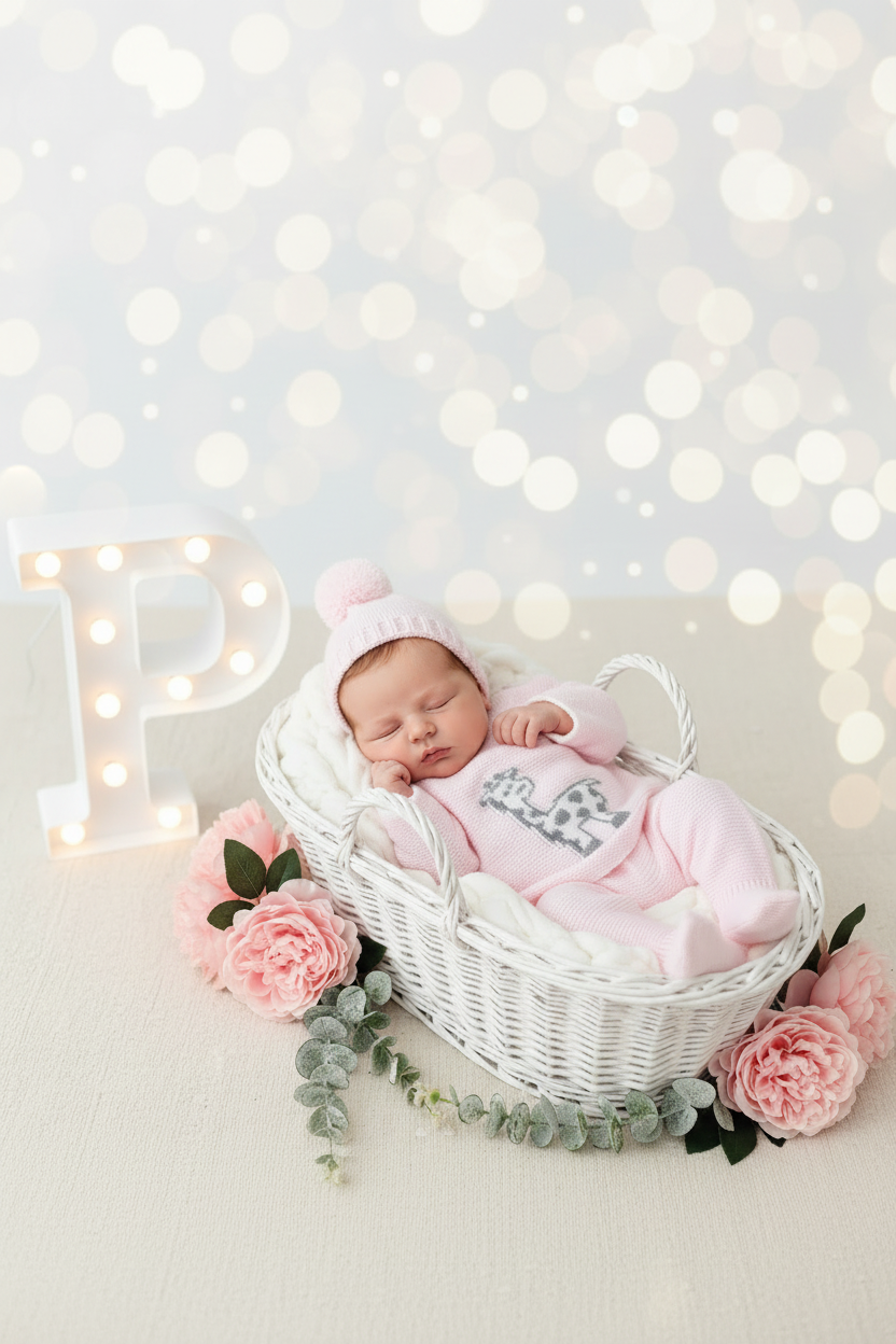 Conjunto girafa para recém nascido