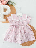 Vestido e tapa fraldas coelhinhos