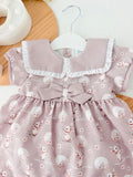 Vestido e tapa fraldas coelhinhos