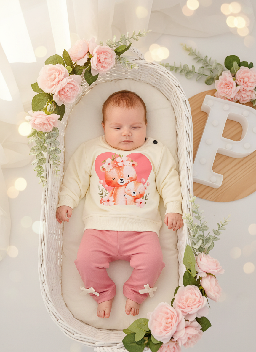 Fato treino ursinhos com carda