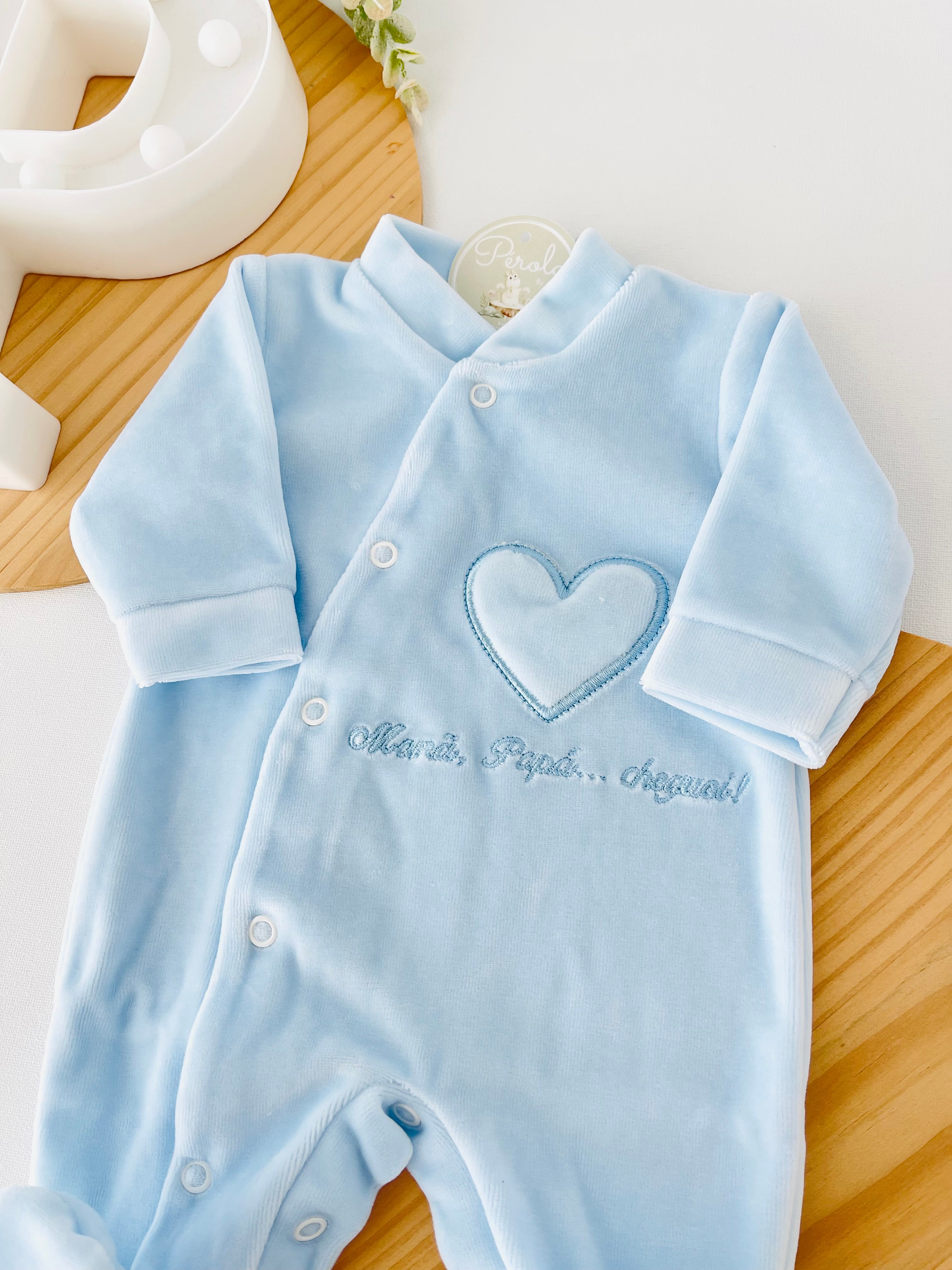 Babygrow tema mamã, papá, cheguei