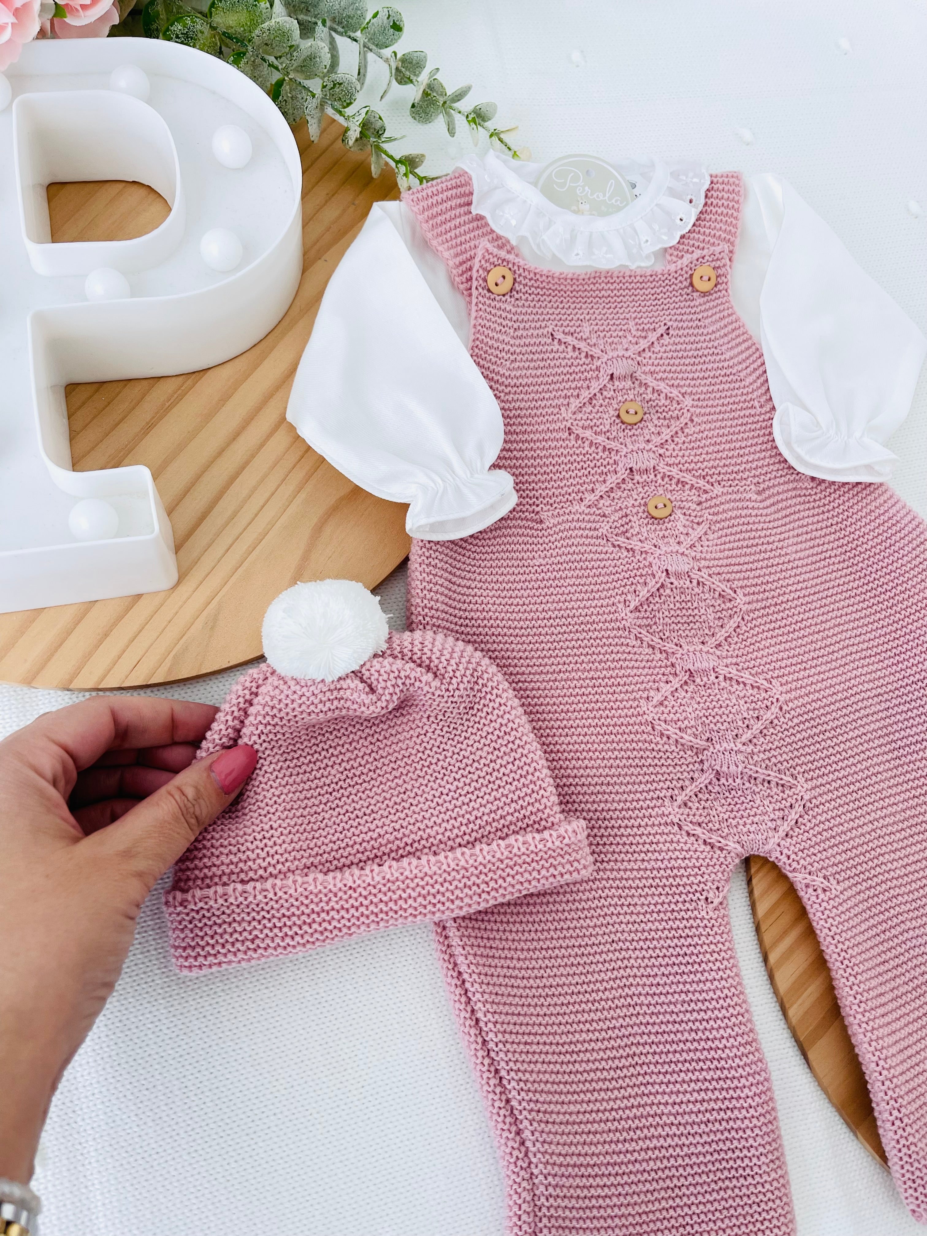 Conjunto recém nascido: 3peças Outono/Inverno