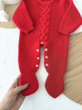 Babygrow e touca vermelho- saída de maternidade