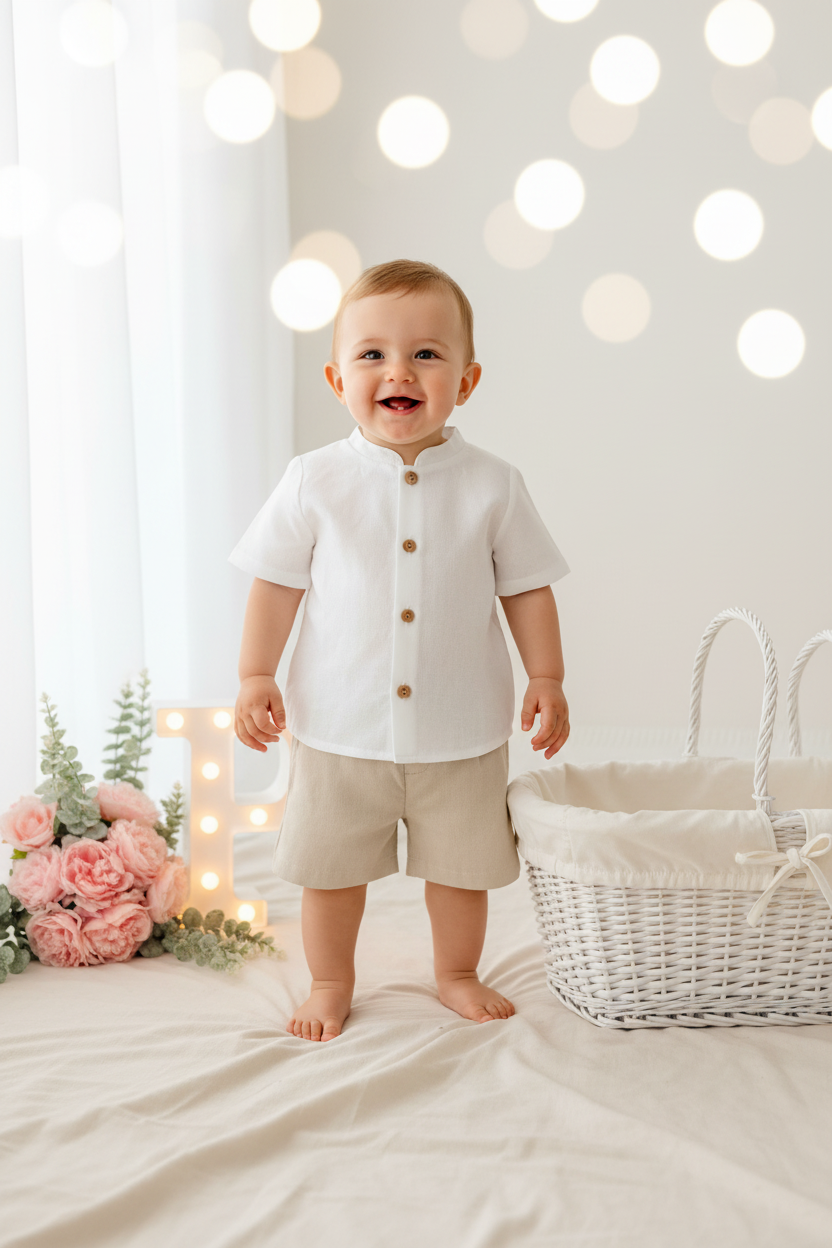 Calções e camisa cerimónia