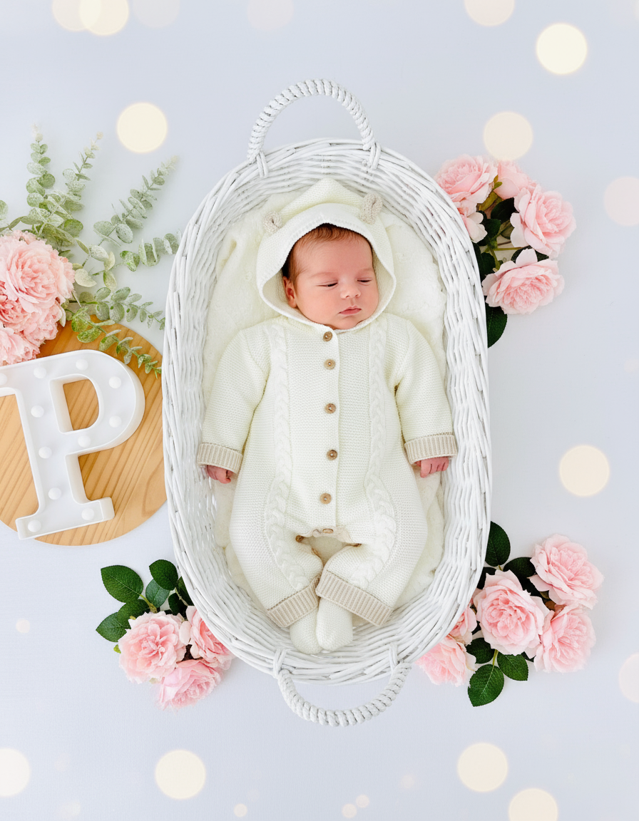 Macacão com orelhinhas unissexo