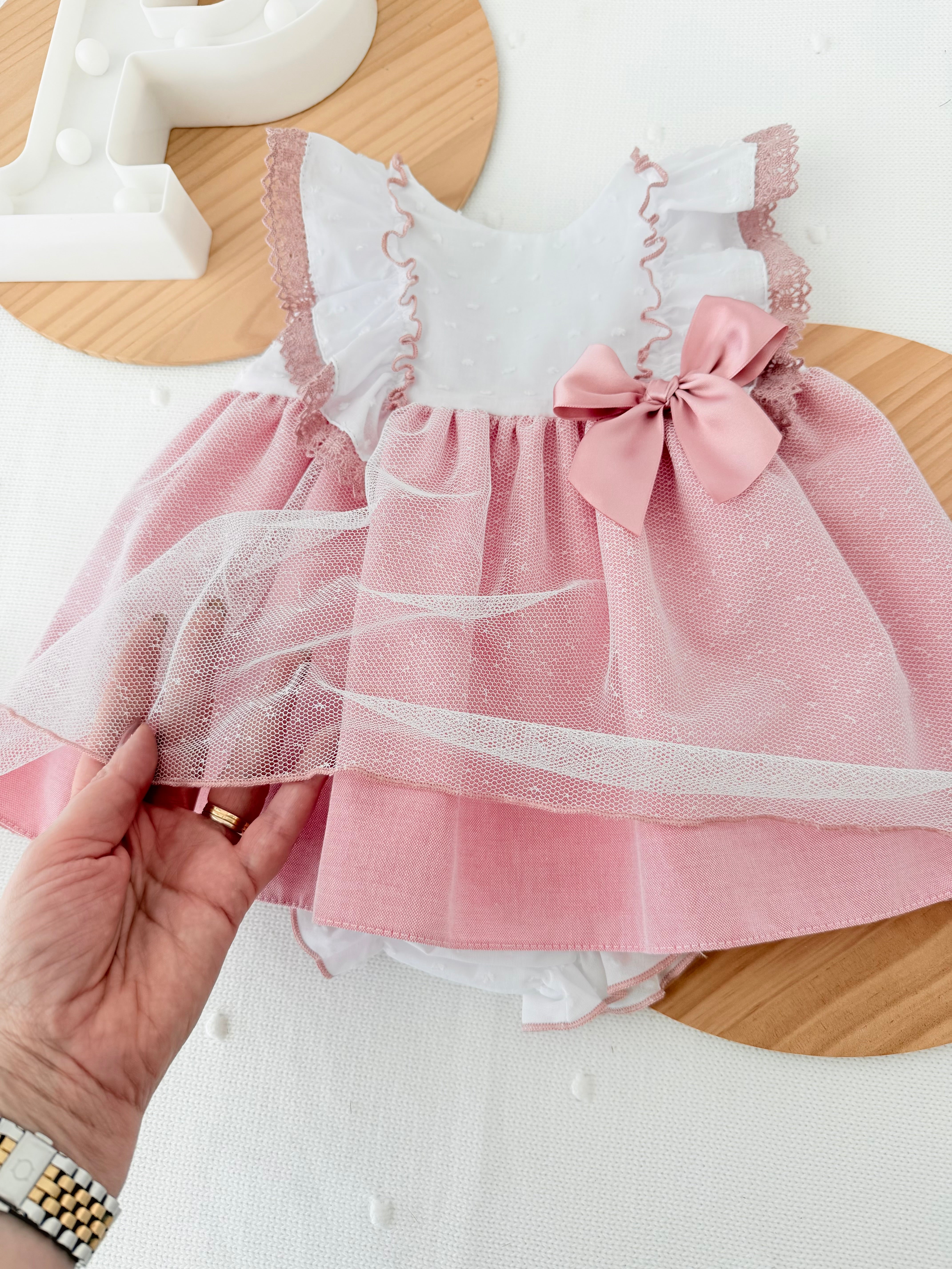Vestido Madalena: vestido e tapa fraldas