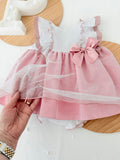 Vestido Madalena: vestido e tapa fraldas