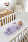 Babygrow lilás em veludo