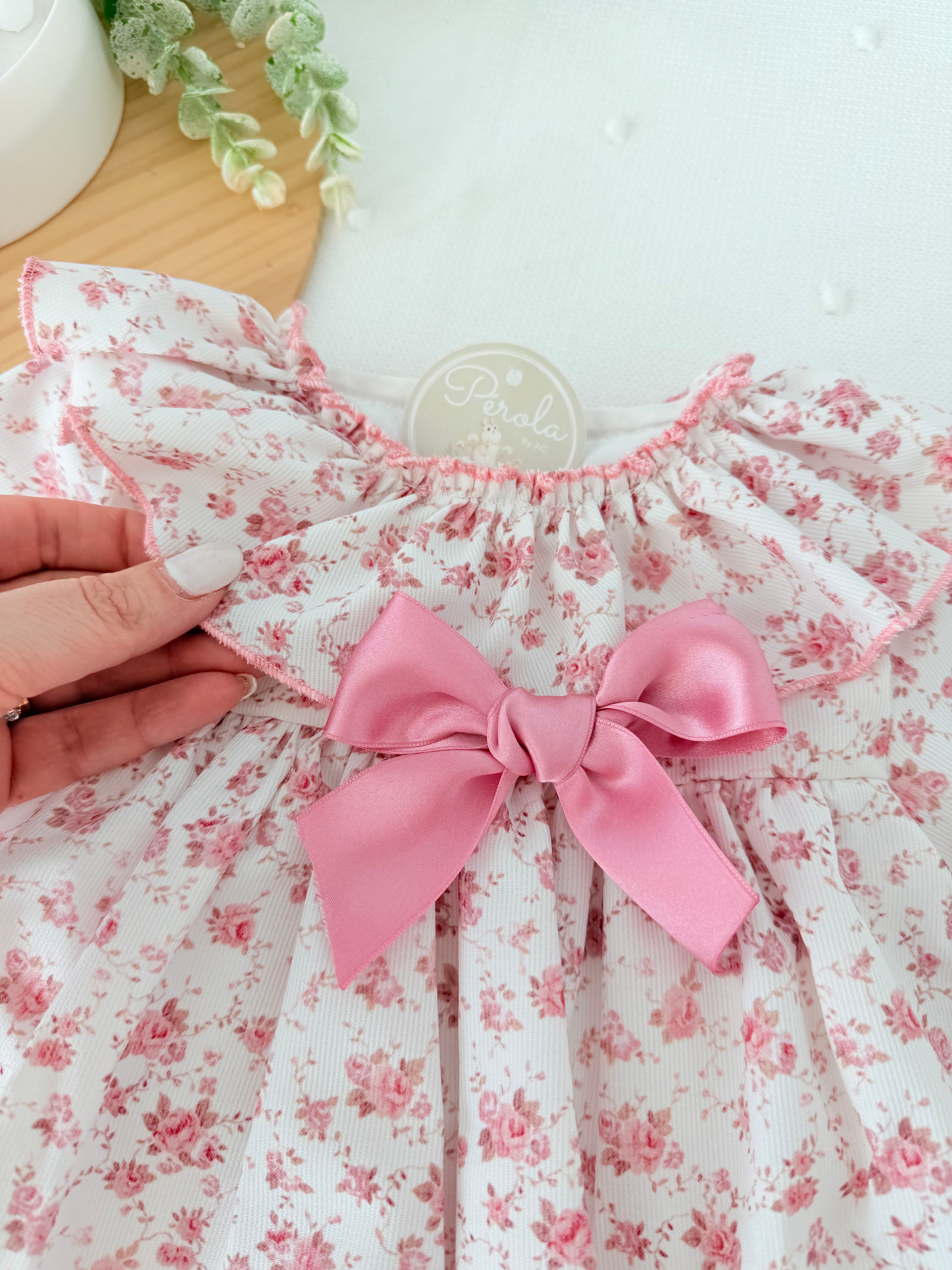 Vestido flores 6-24M
