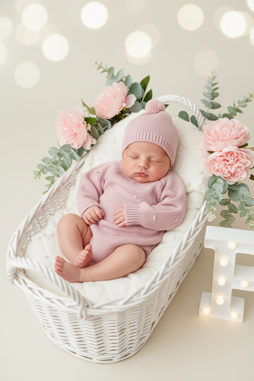 Fofo e gorro pintinhas