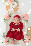 Vestido e touca vermelho - Outono Inverno