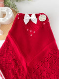 Manta xaile em vermelho