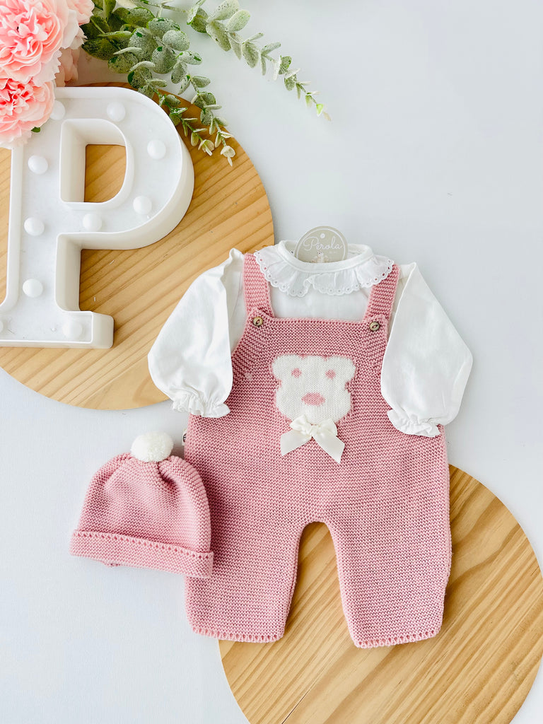 Saída de maternidade rosa: 3 peças