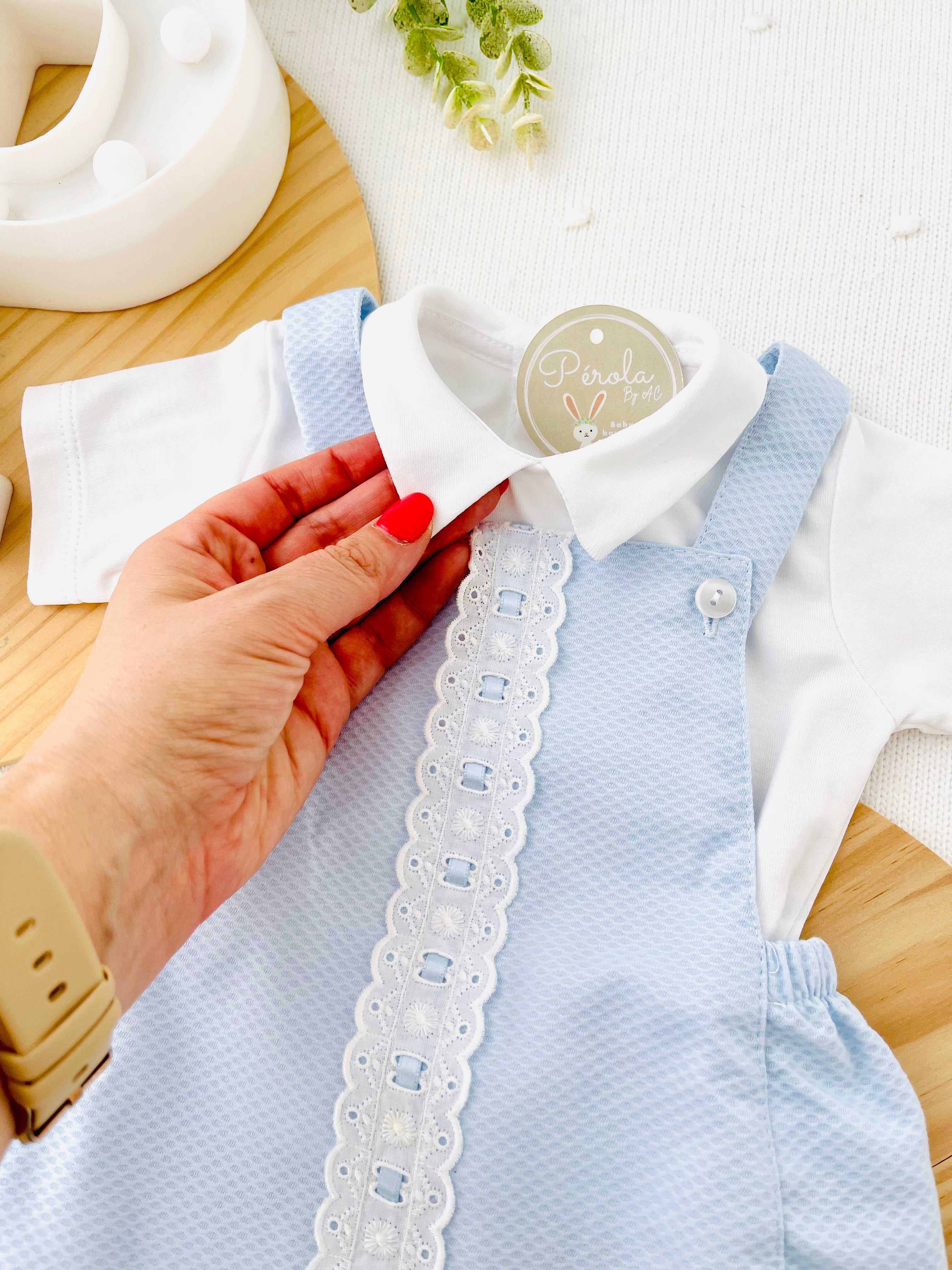 Conjunto João Azul : fofo e camisola