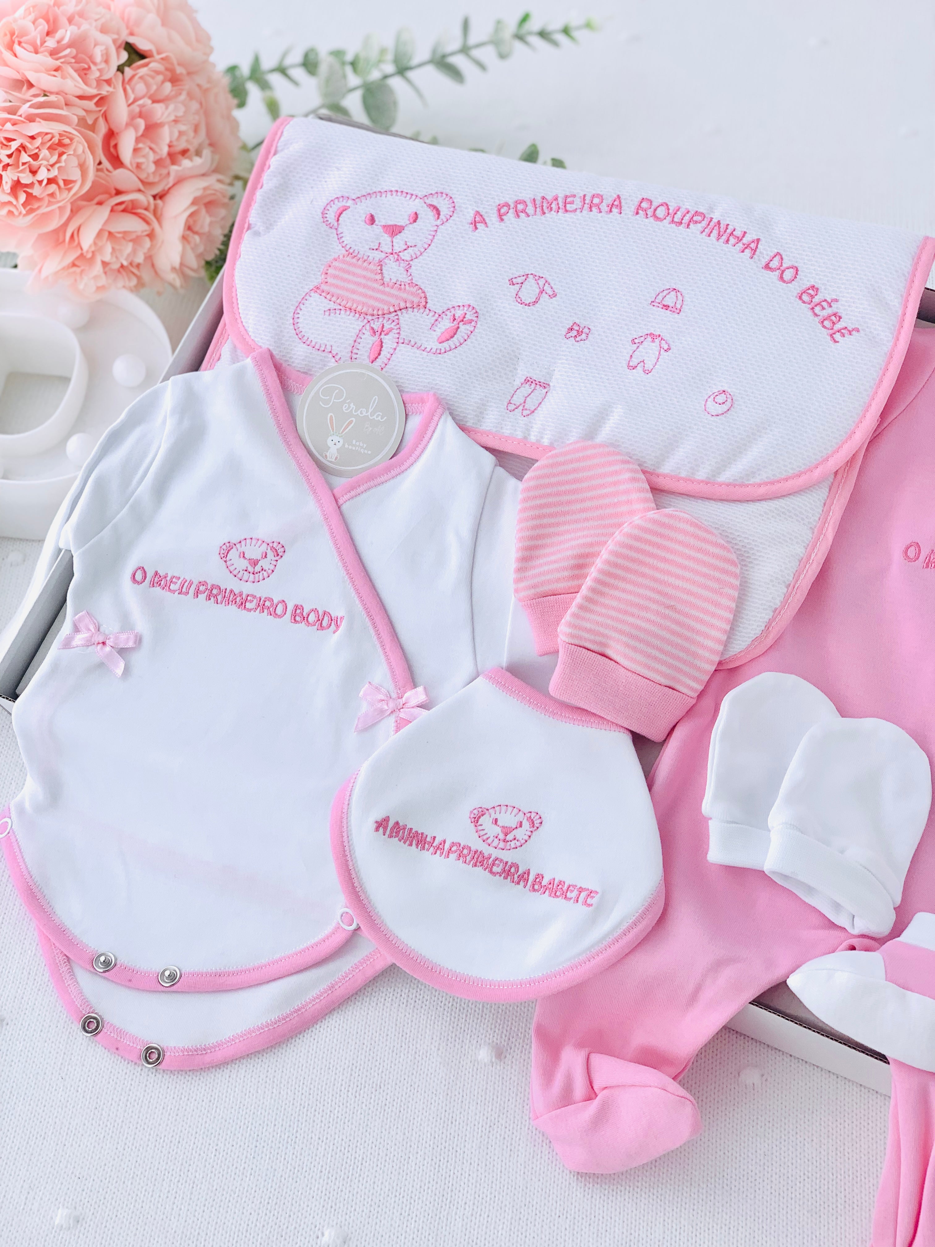 Conjunto primeira roupinha ALGODÃO