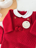 Saída de maternidade vermelho unissexo - Outono Inverno