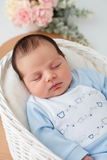 Babygrow carinhas de urso algodão