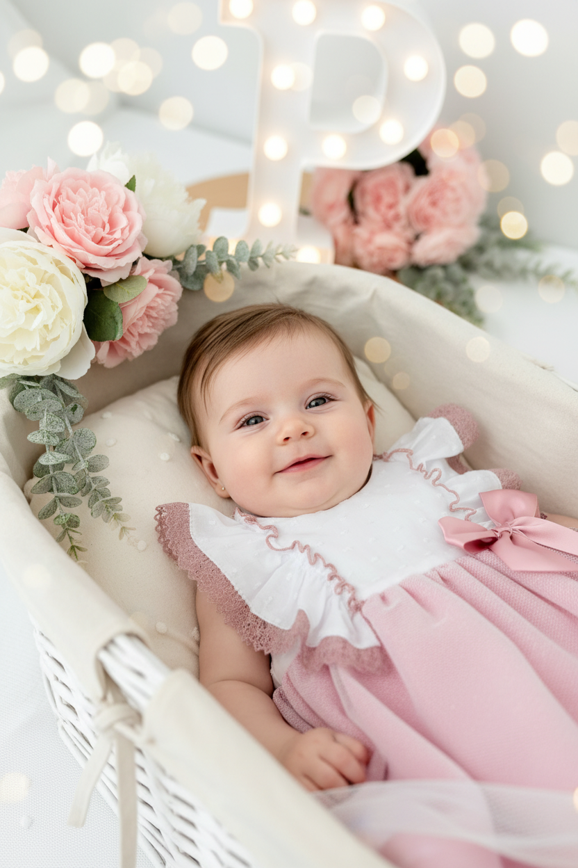 Vestido Madalena: vestido e tapa fraldas