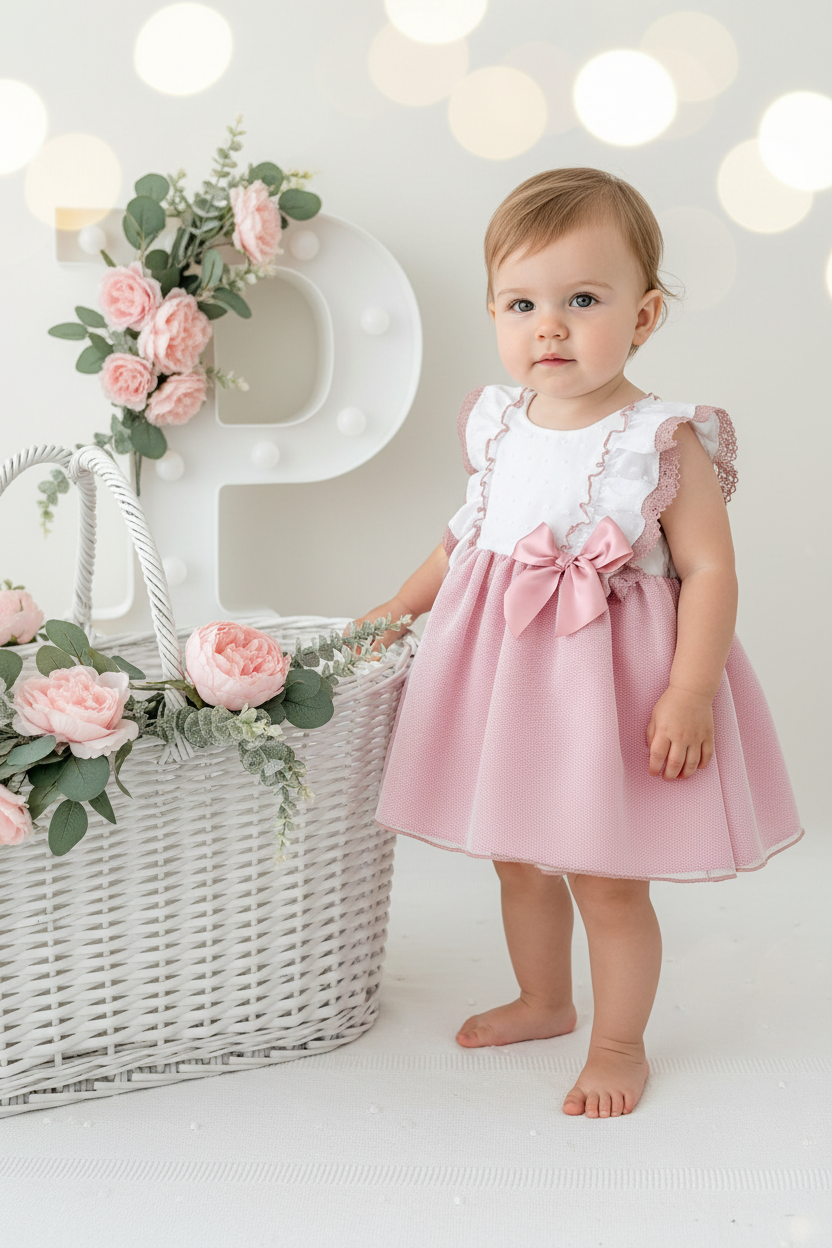 Vestido Madalena: vestido e tapa fraldas