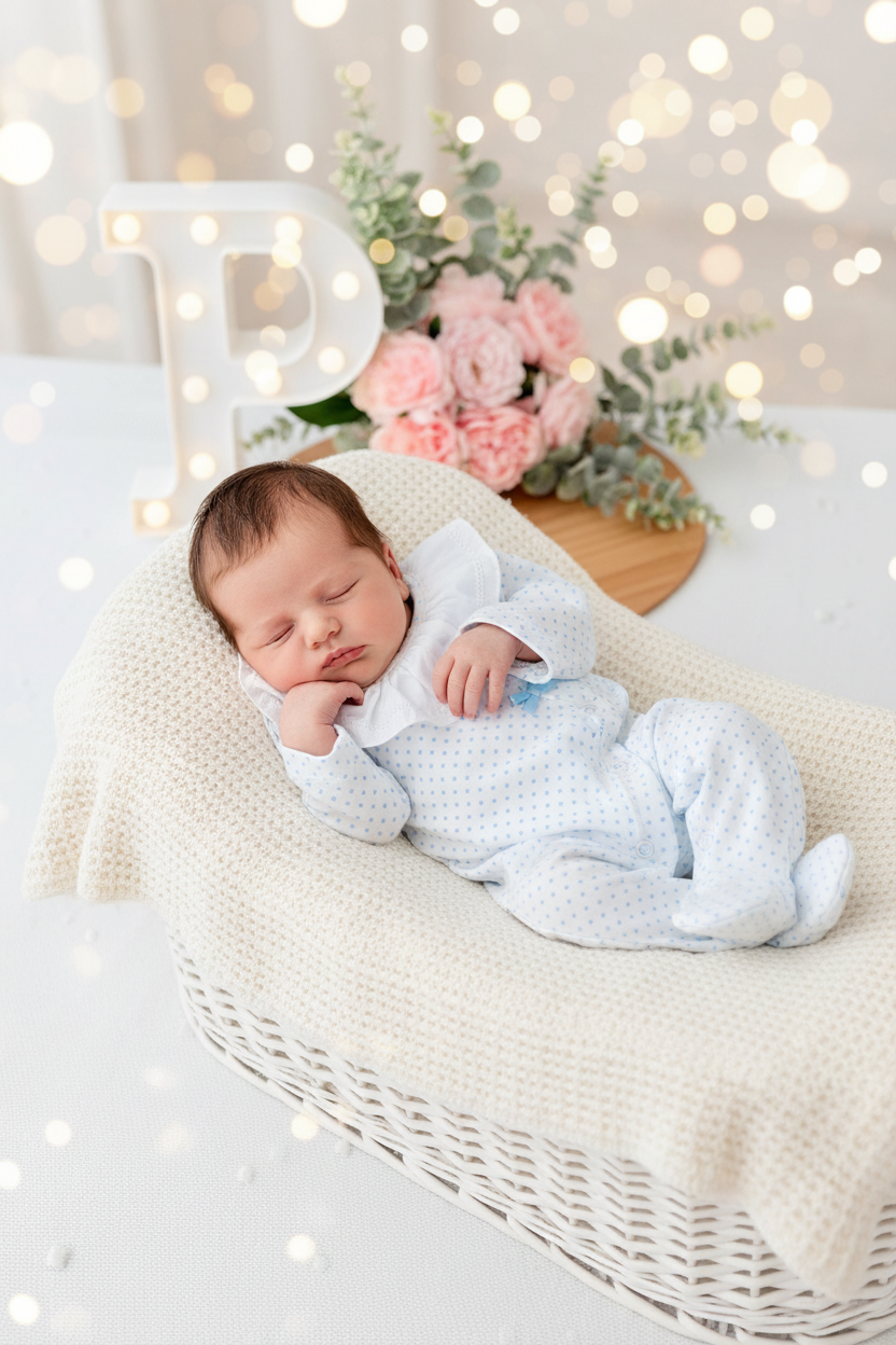Babygrow Carinho versão pintinhas
