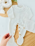 Conjunto Baby love: Babygrow e touca recém nascido