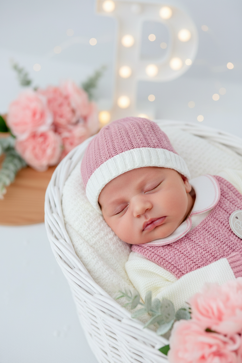 Fofo, camisola e gorro Outono Inverno 3M