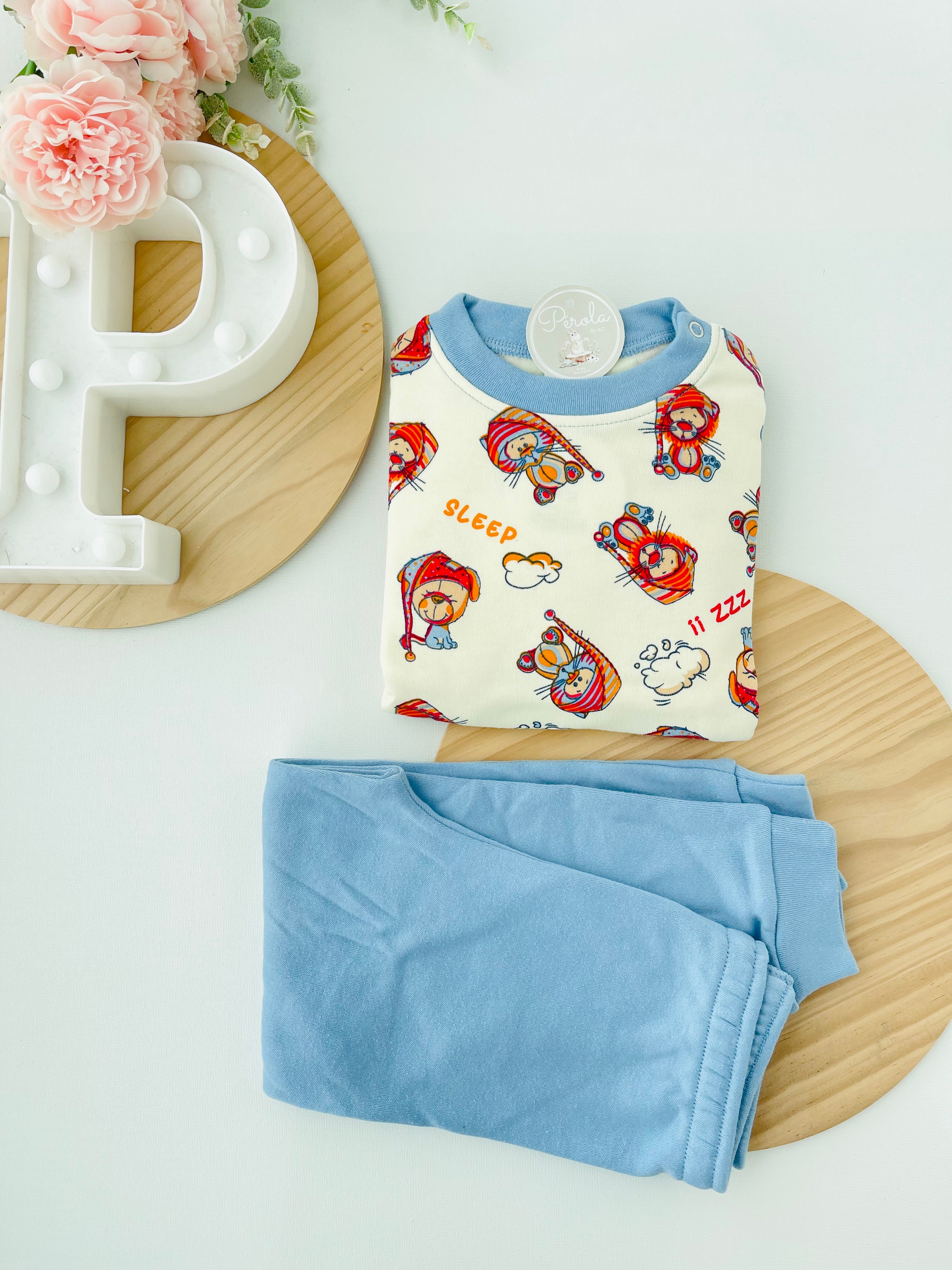 Pijama quentinho com carda versão 2