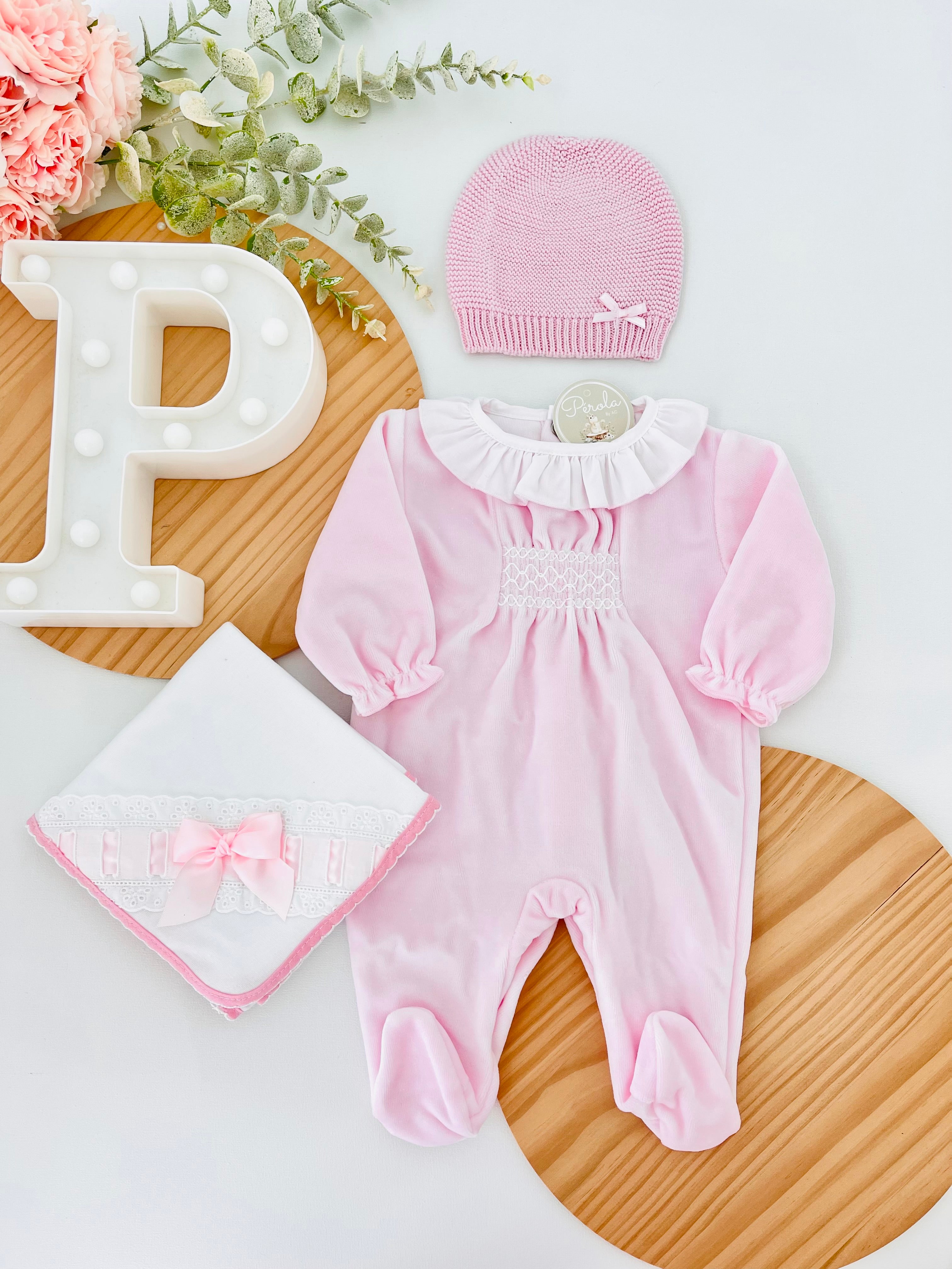 Babygrow favos em Veludo