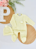 Conjunto malha Amarelo Outono/Inverno
