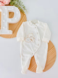 Babygrow veludo pérola
