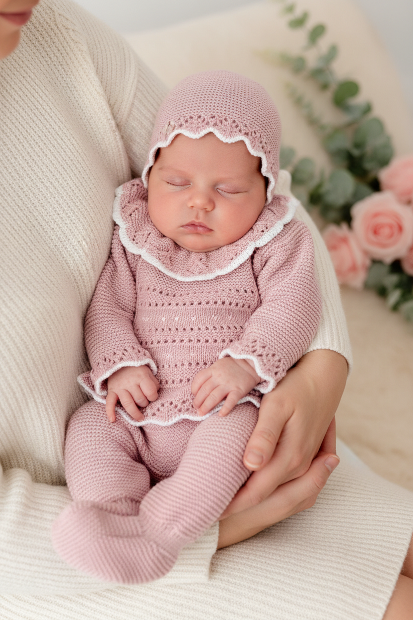 Conjunto Rosa Velho Outono Inverno
