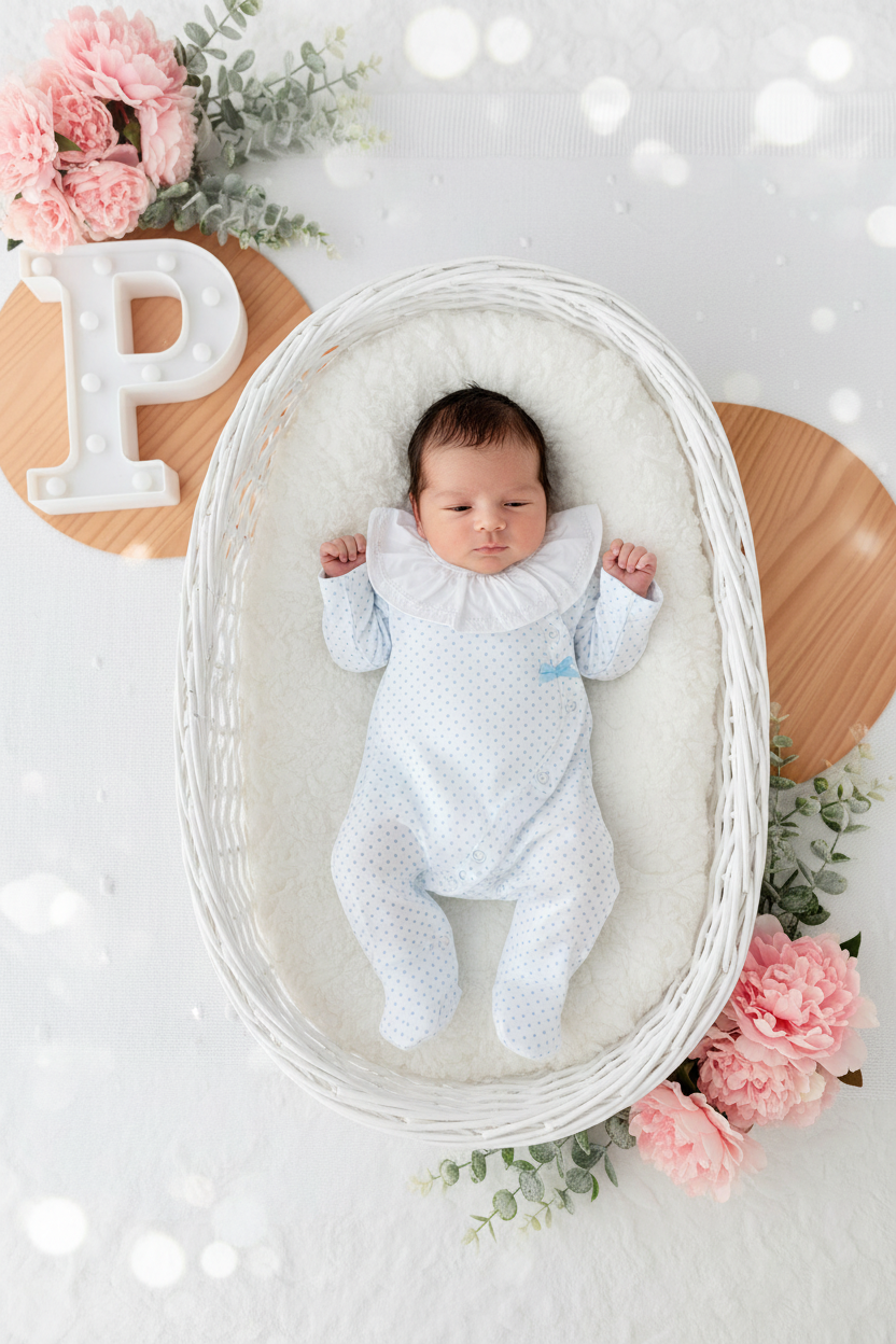 Babygrow Carinho versão pintinhas