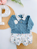 Conjunto barcos: Camisola e calções - Primavera Verão