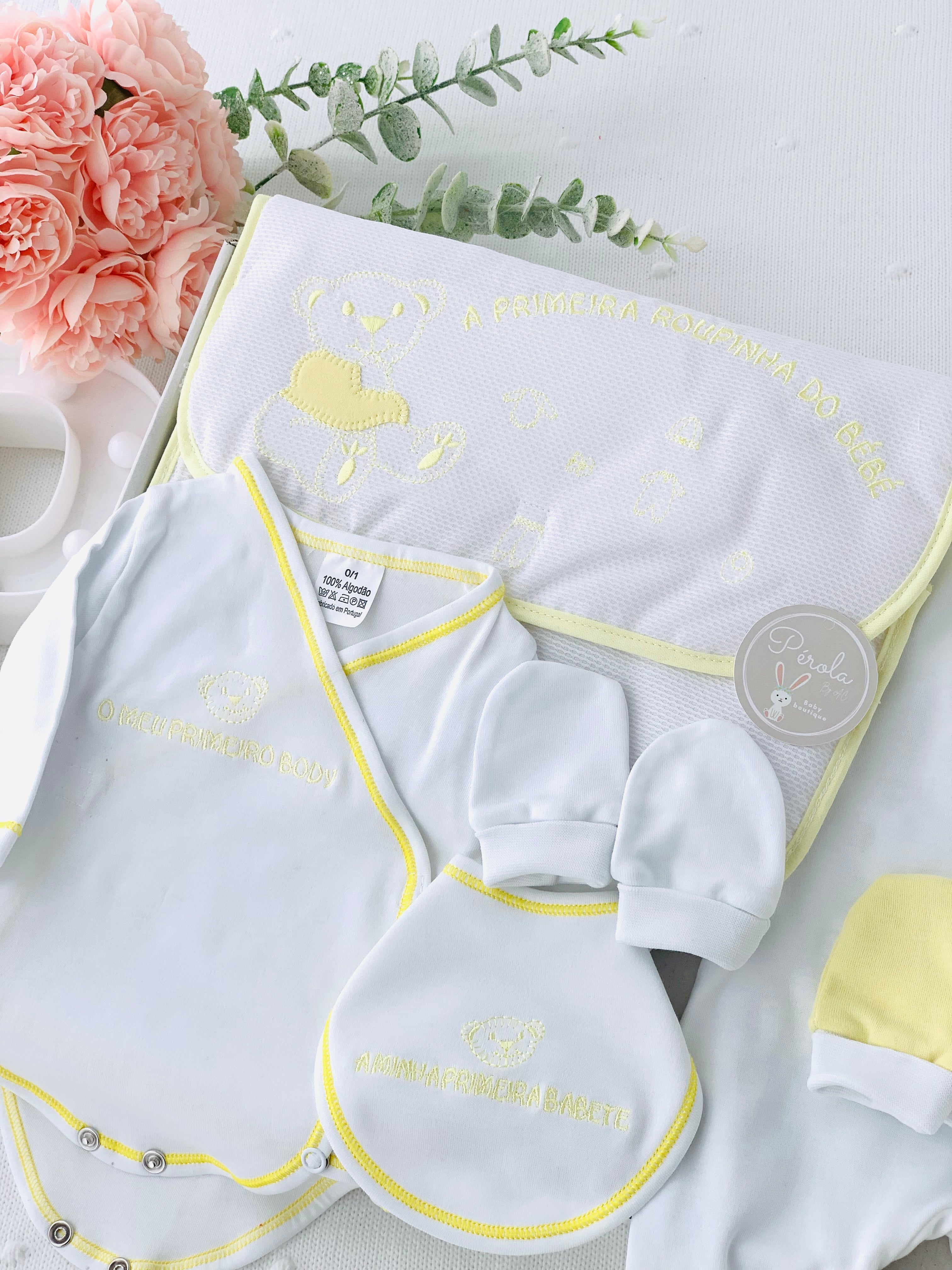 Conjunto primeira roupinha ALGODÃO